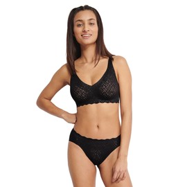 Sloggi Women's Zero Feel Bliss Soft Bra, black