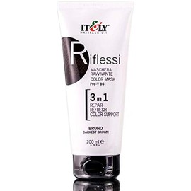 IT&LY ITLY RIFLESSI COLOR RENEWAL MASK MASQUE - 6.76oz DARKEST BROWN