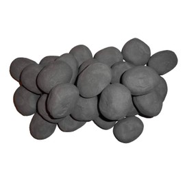 20 GREY Gas fire Ceramic Pebbles Replacements/Bio Fuels/Ceramic NEW & EXCLUSIVE TO COALS 4 U