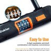 NDakter Bike Locks Heavy Duty Anti Theft, Keyless Combination Motorcycle