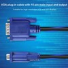 PASOW VGA to VGA Monitor Cable HD15 Male to Male