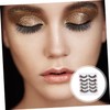 Mikinona 5pairs Faux Lashes Multi Cosplay Eyelashes for Women Girls
