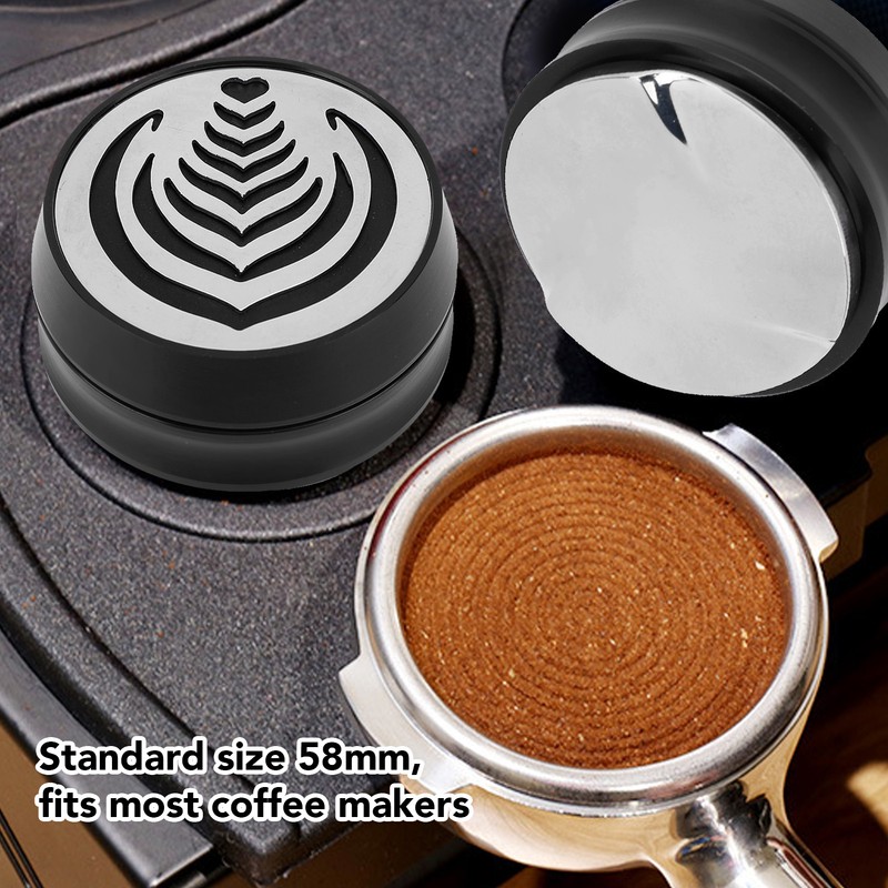 58mm Coffee Distributor Hollowed Out Adjustable Height Stainless Steel Coffee