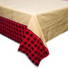 Buffalo Plaid Lumberjack Plastic Tablecloth, 84" x 54"