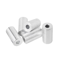 Aluminum Spacer 3/4" OD x 5/16" ID x Choose Your Length, Round Spacer Unthreaded Standoff Bushing Plain Finish, Fits Screws Bolts 5/16" or M8 by Metal Spacers Online (2" Length, 2 Pack)