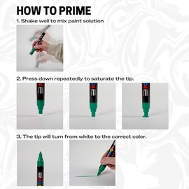 Posca - Marcador auténtico, 1 marcador de pintura de grado profesional blanco con punta extra fina de 1 MR