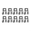 Stainless Steel Spring Clamps 10 Pack Heavy Duty Tool Storage