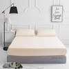 EXQUIZIT HOME Fitted Bed Sheet With Matching FREE 2 X