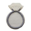 R & M International 8011 Diamond Ring Shaped Tinplated Steel