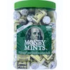 Money Mints-100ct-Individually Wrapped Spearmint Breath Mints with Poly Jar