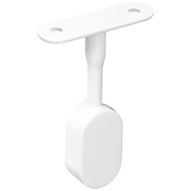 AIWA METAL Bracket End for Aluminum Hanger Pipe White