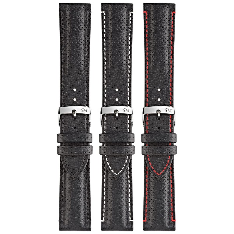 MORELLATO Synthetic Leather Watch Strap Waterproof RACE Lace, Black x