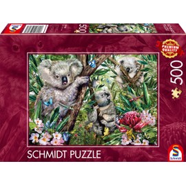 Schmidt Spiele 59706 Cute Koala Family 500 Piece Jigsaw Puzzle