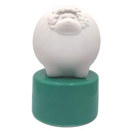Wild Essentials Counting Sheep Ceramic Aromatherapy Wicking Diffuser for Essential Oils and Fragrance, Non-Electric Air Freshener for Bedroom, Office, Bathroom, 5 inches tall