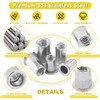 Mardatt 85Pcs SAE 304 Stainless Steel Rivet Nuts Rivnut Assortment