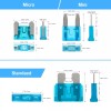 JOREST 300Pcs Car Fuse Assortment Kit, 160 Mini Blade Fuses