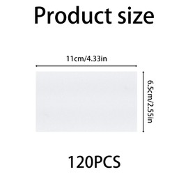 Bojueshaw 120pcs Disposable Cold Perm Papers,Heat Resistant Hair Wrapping Papers,Salon Hairs Color Styling Paper for All Hair Types