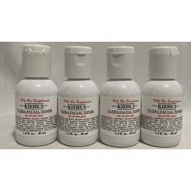 Kiehl's Lot of 4 Kiehl's Ultra Facial Toner For All Skin Types 1.4oz / 40ml Each SEALED
