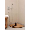 Bare Decor Dania Corner Shower Spa Mat, 24 by 24-Inch,