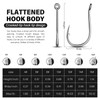 50PCS Sharp Barbed Fishing Hooks, High-Carbon Steel Ultra-Strong, Single Size