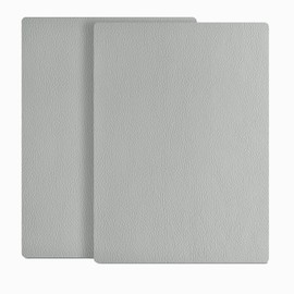 ILOFRI Leather Repair Patch 8x11 inch 2 Pcs, Durable Self Adhesive Vinyl and Leather Repair Kit for Couch, Car Seats, Boat Seat, Furniture, Upholstery, Auto Interior, Sofa, Chair - Light Grey #2