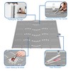 Mofason Bathroom Sink Top Cover Space Saver,Silicone Makeup Organizer Mat