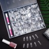 Becellen Pack of 500 Artificial Nail Tips, Soft Gel Nail
