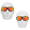 Bikershades Motorcycle Safety Goggles Foam Padded Men Women Large Coverage