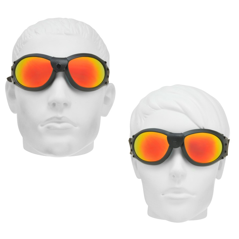 Bikershades Motorcycle Safety Goggles Foam Padded Men Women Large Coverage