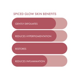ESW Beauty Spiced Glow - Restoring Raw Juice Face Mask – Red Apple, Pear & Cranberry Face Mask for Dull, Uneven & Aging Skin – Illuminates, Restores & Replenishes