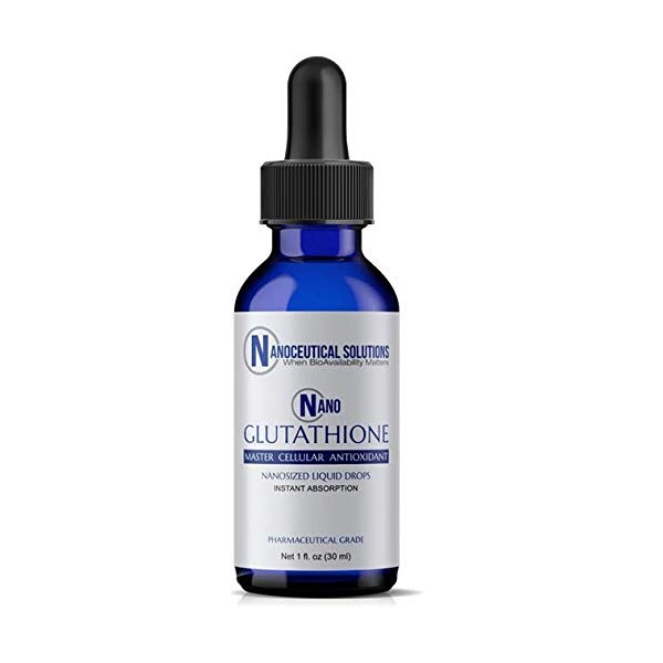 NANO GLUTATHIONE 200MG L-glutathione Reduced Liquid Drops by Nanoceutical Solutions Nanotechnology designed for INSTANT ABSORPTION. -25% DISCOUNT AVAILABLE!