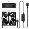 euroharry USB Fan, 80 mm Fan, with 3-Speed Adjustable 5