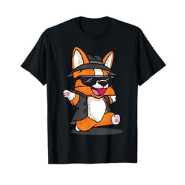 Cartoon Corgi In Sunglasses Cool Character For Kids T-Shirt