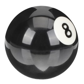 Kisangel Billiards Black Cue Ball Billiards Pool Balls 8 Billiard Balls Magics 8 Ball Replaceable Billiard Ball 8 Balls for Pool Tables Number Two British Resin Necessity