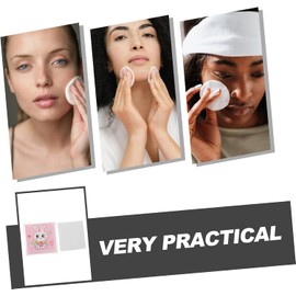 10 pequeñas almohadillas desmaquillantes Eliminación bolsas agente de mudanzas limpieza de almohadillas faciales almohadillas cosméticas para desmaquillar tela no tejida