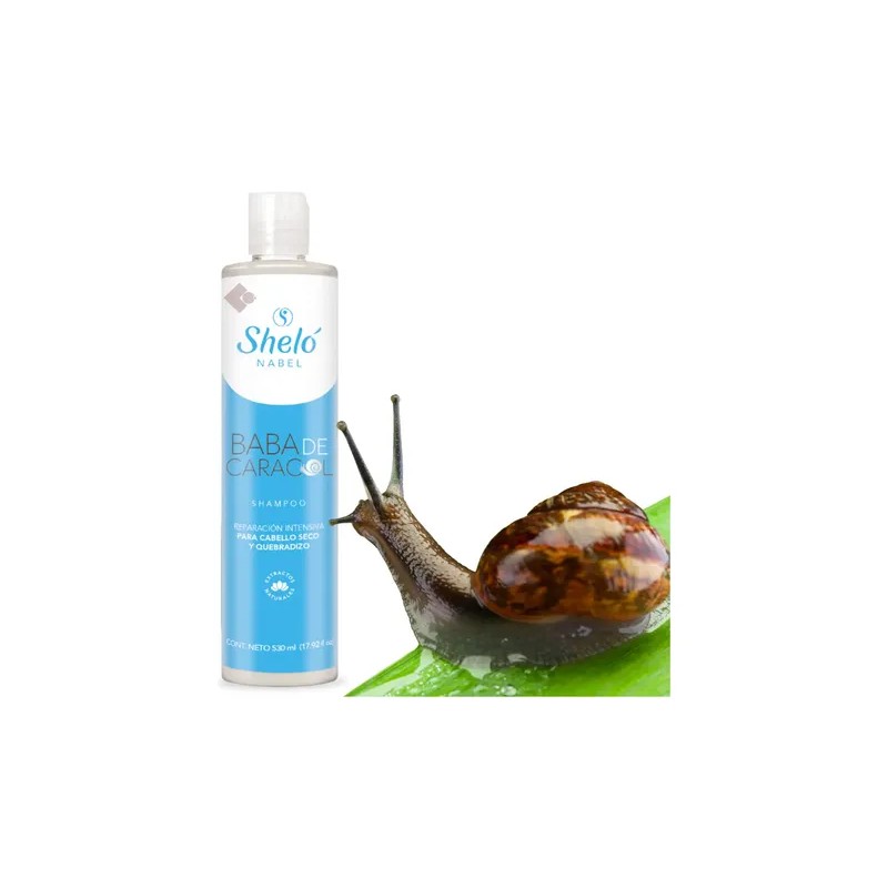 Shampoo Baba De Caracol Cabello Seco Y Quebradizo 530ml