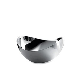 Robert Welch Drift Bowl Mini. Width 10.5cm. Ideal for Serving Olives, Nuts, Nibbles and Tapas. Made from Stainless Steel.