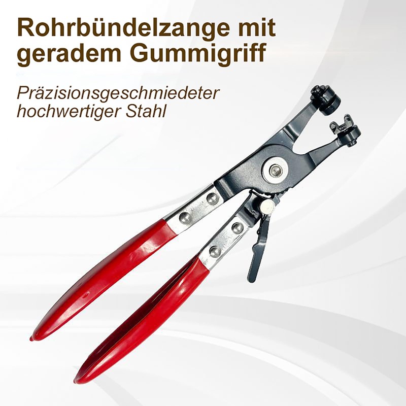 Hose Clamp Pliers Clamp Tool with Rotating Flat Band for