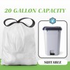 20 Gallon 120 Counts (fit 18-20 Gal) Large Drawstring Trash