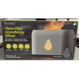 NUVOMED SPA SERIES FLAME EFFECT AROMATHERAPY DIFFUSER NEW IN BOX