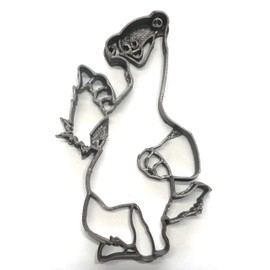 YNGLLC SID SLOTH ANIMAL ICE AGE CARTOON CHARACTER SPECIAL OCCASION COOKIE CUTTER BAKING TOOL 3D PRINTED MADE IN USA PR4110, Brown