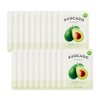It's Skin Fresh Avocado Mask Sheet Pack 20g, 1 pack, 20 pieces / 잇츠스킨 생생 아보카도 마스크 시트 팩 20g, 1개입, 20개