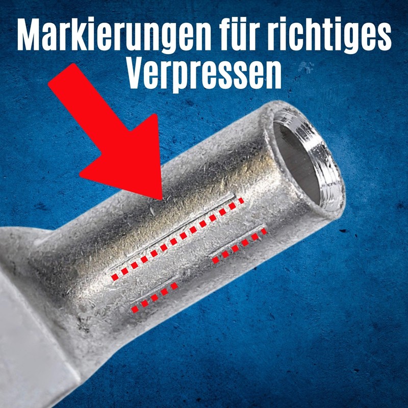 Kalitec DR25-12 Press Cable Lug 25 mm² M12 I Connector