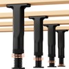FafdBinm 4PC Bed Frame Support Legs Stabilizer Replacement Universal Slat