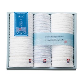 Imabari Towel Iyo no Shiranami Face & Wash, Set of 3