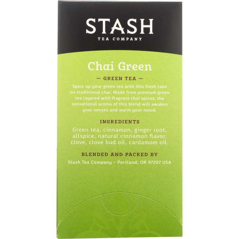 Stash Tea Chai Green Tea, 20 ct, 2 pk