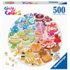Ravensburger 17171 Rompecabezas 500 Piezas Círculo de Colores: Postres, Multicolor
