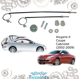 Twowinds Left Rear Window Repair Kit 7700834394 Megane II Coupe Cabriolet