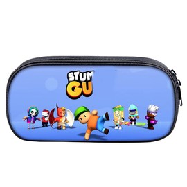 HFFJJLTU Guys Pencil Bag, Game Anime Stationery Bag, Children's Pencil Case, Multi-Functional Game Anime Print Pencil Box Large Capacity Pen Bag Students Stationery Bag for Student Teen