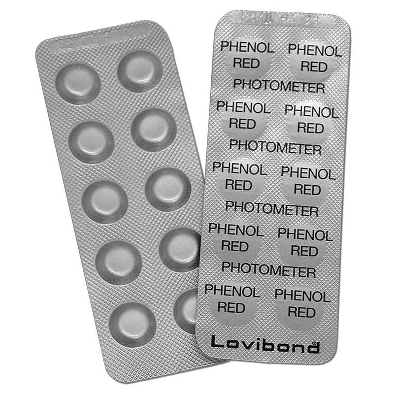 Phenol Red Photometer 50 Tablets (5 Strips) for Electronic Pool